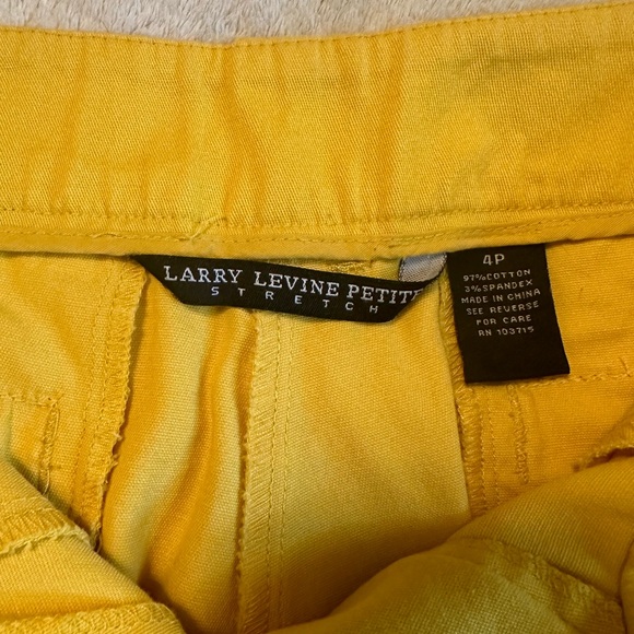 Bright Yellow Women’s Capris - Picture 2 of 2